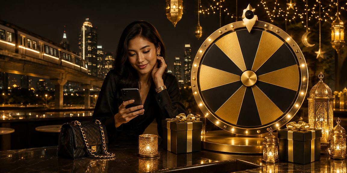 Model Vietnam memperlihatkan tampilan permainan roulette online yang elegan di layar